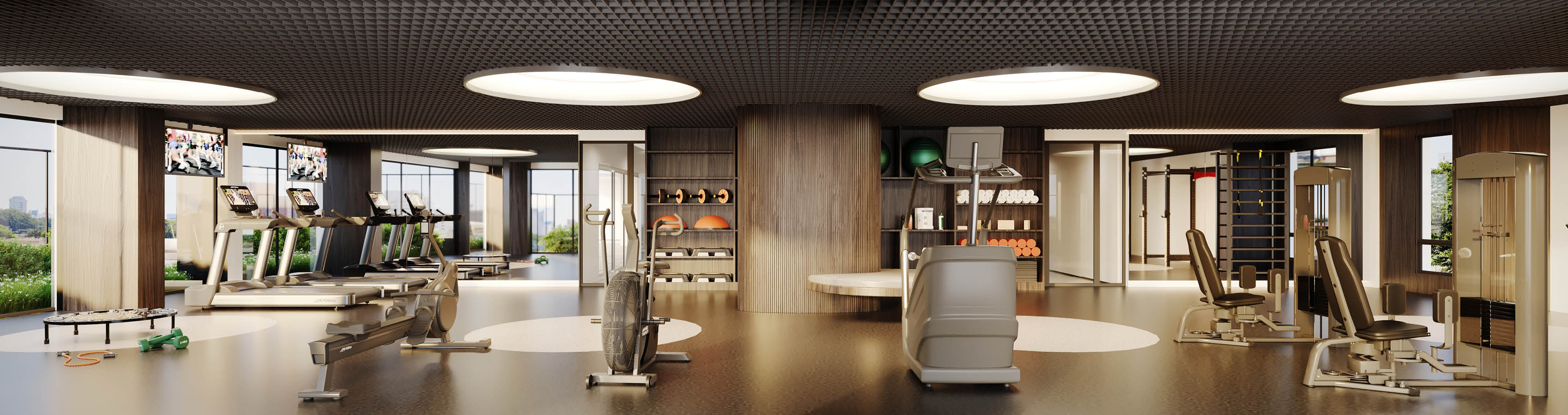 Apartamento 2Q Alto Padrão no Setor Bueno - Edifício Sync - Andar Alto Nascente