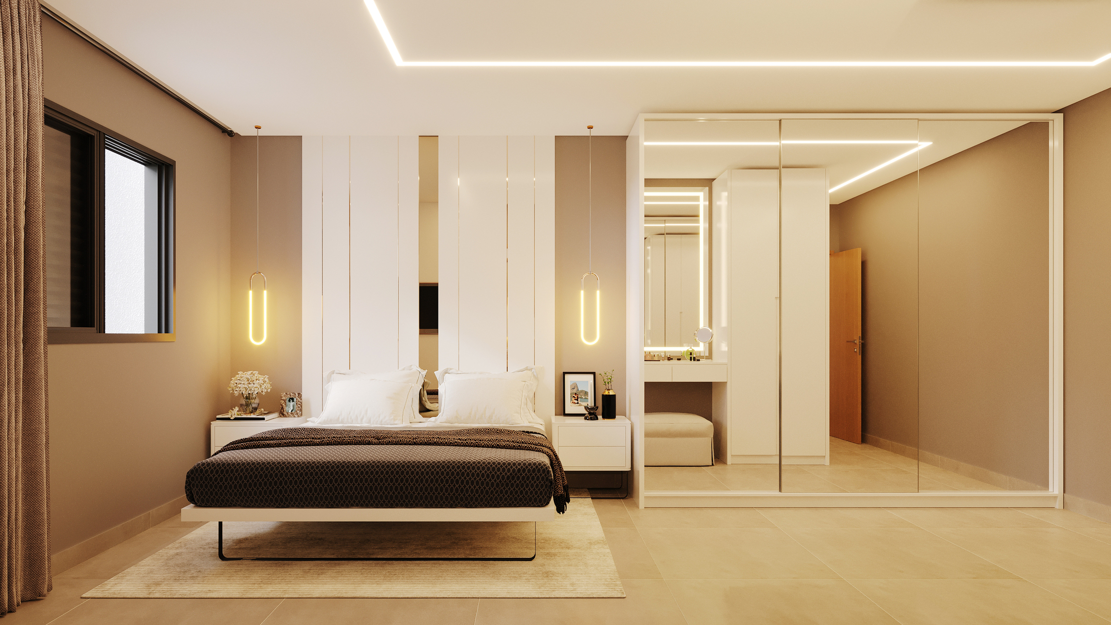 Apartamento de Luxo no Residencial Lago Areião - 3 Suítes - Andar Alto - Vista Parque