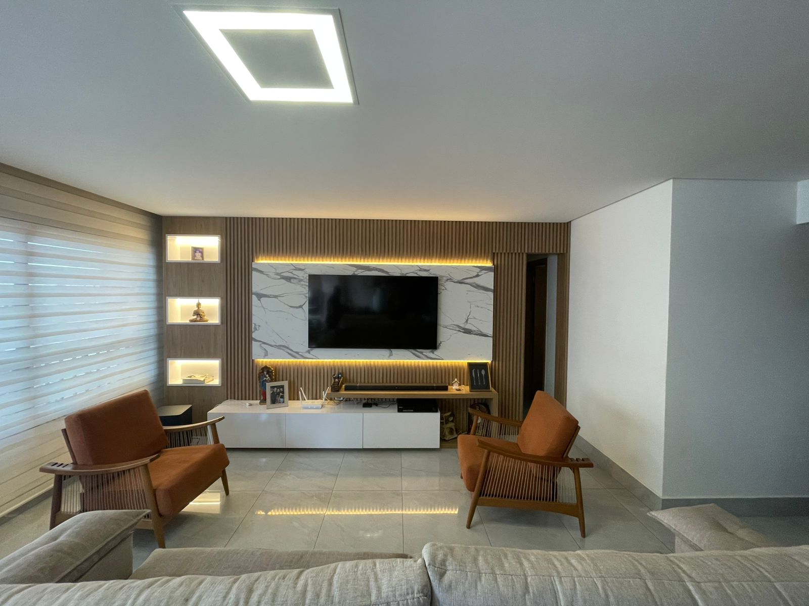 Apartamento Alto Padrão no Residencial Jardim Bueno -  3 Suítes com Armários, Projeto Luminotécnico e Churrasqueira Gourmet