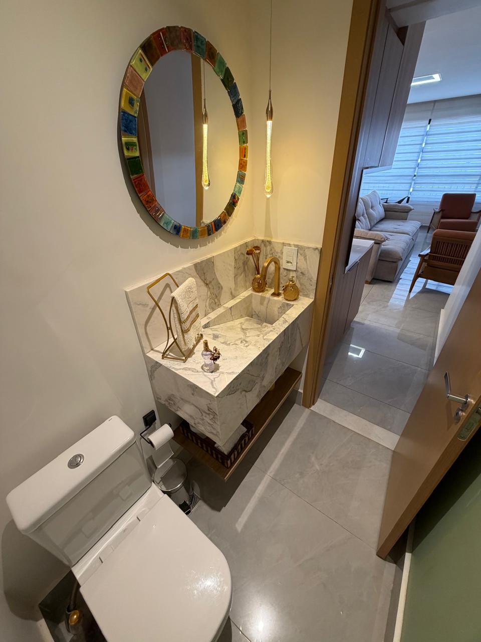 Apartamento Alto Padrão no Residencial Jardim Bueno -  3 Suítes com Armários, Projeto Luminotécnico e Churrasqueira Gourmet