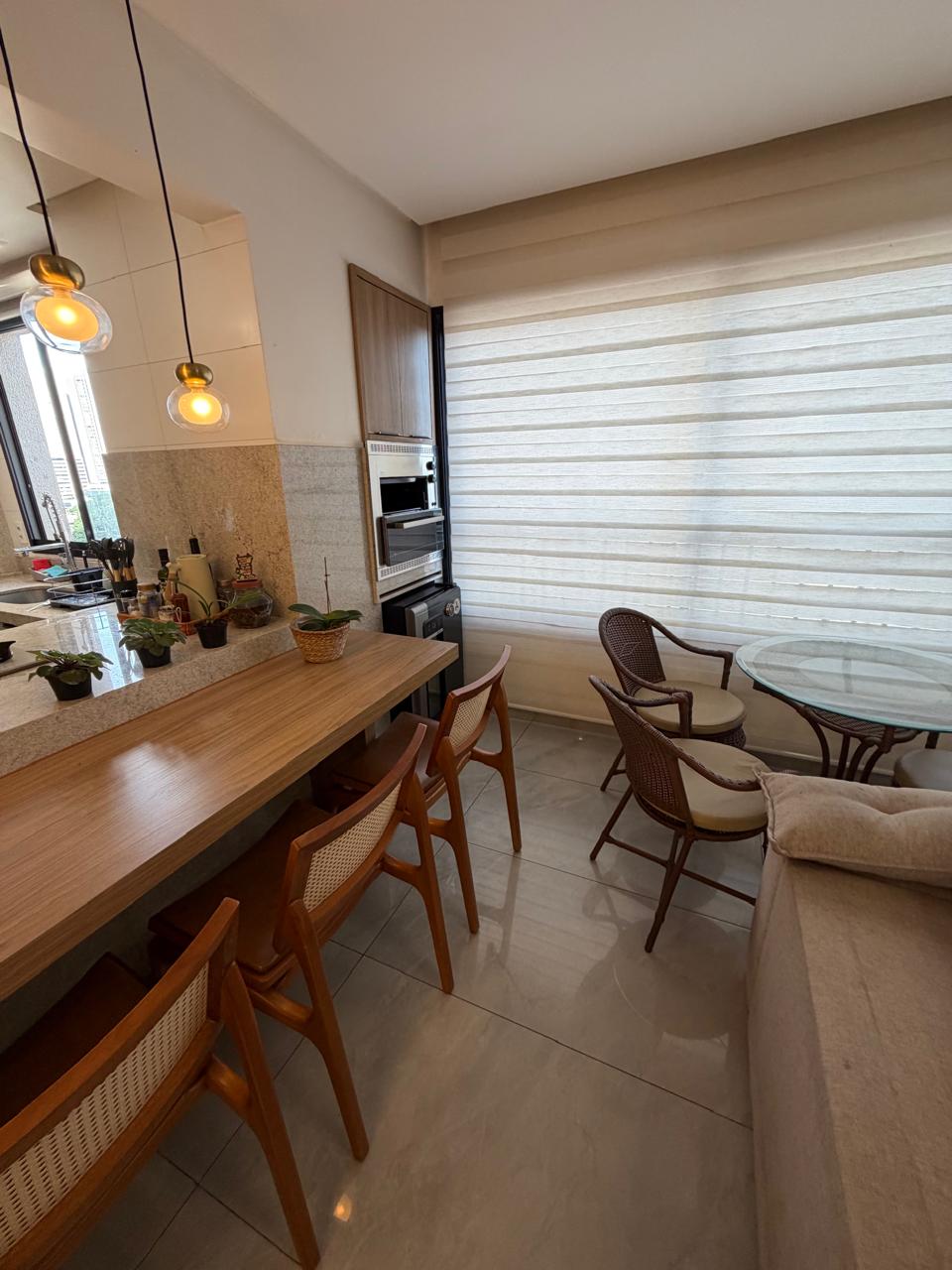 Apartamento Alto Padrão no Residencial Jardim Bueno -  3 Suítes com Armários, Projeto Luminotécnico e Churrasqueira Gourmet