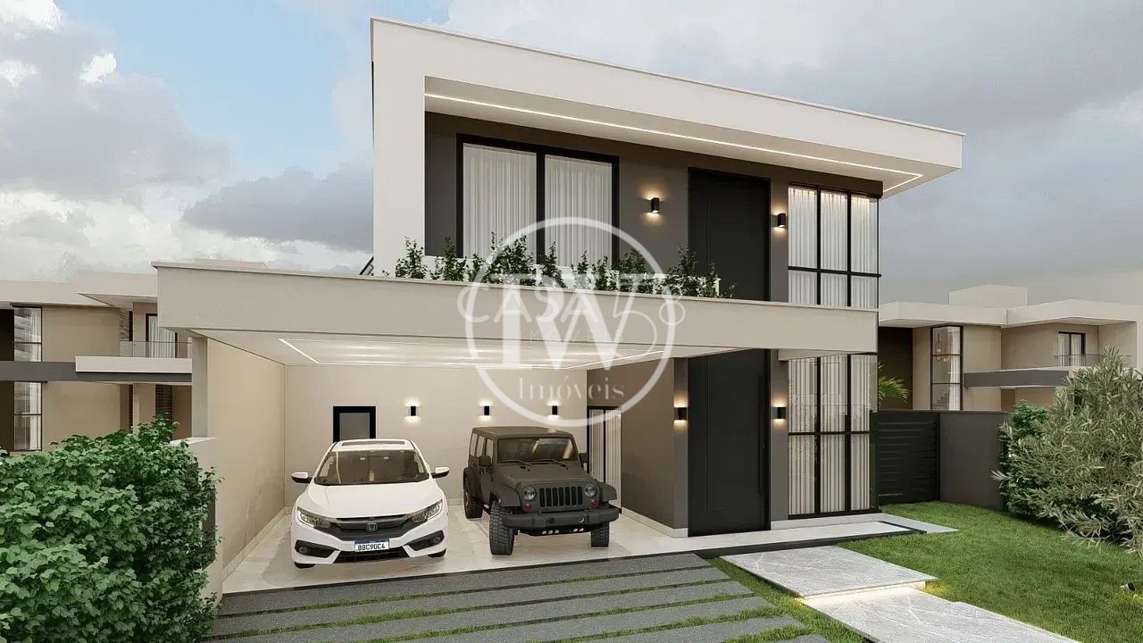 Casa Térrea de Alto Padrão no Condomínio Villagio Toscano, 4 Suítes, 261m² Nova