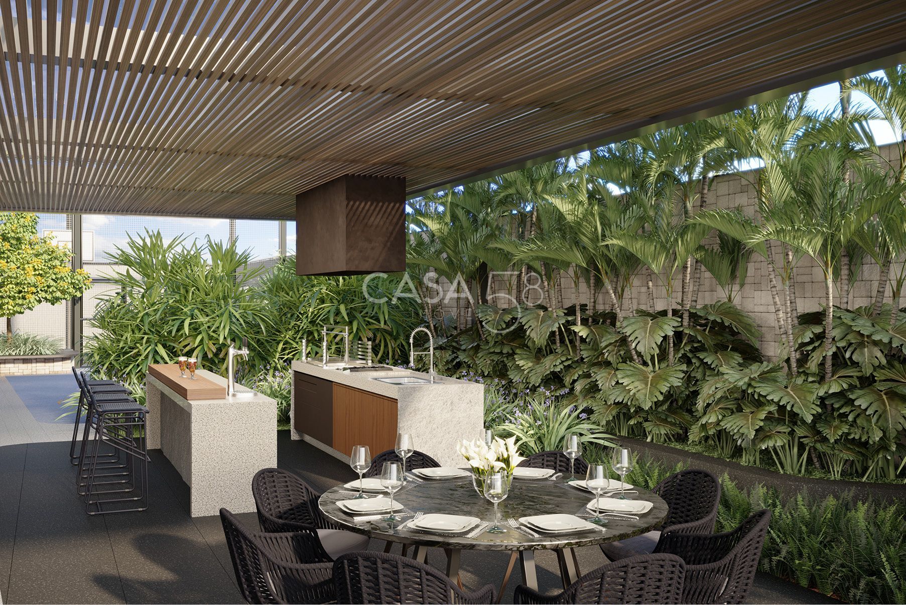 Apartamento de alto padrão no Edifício Sunna Opus.