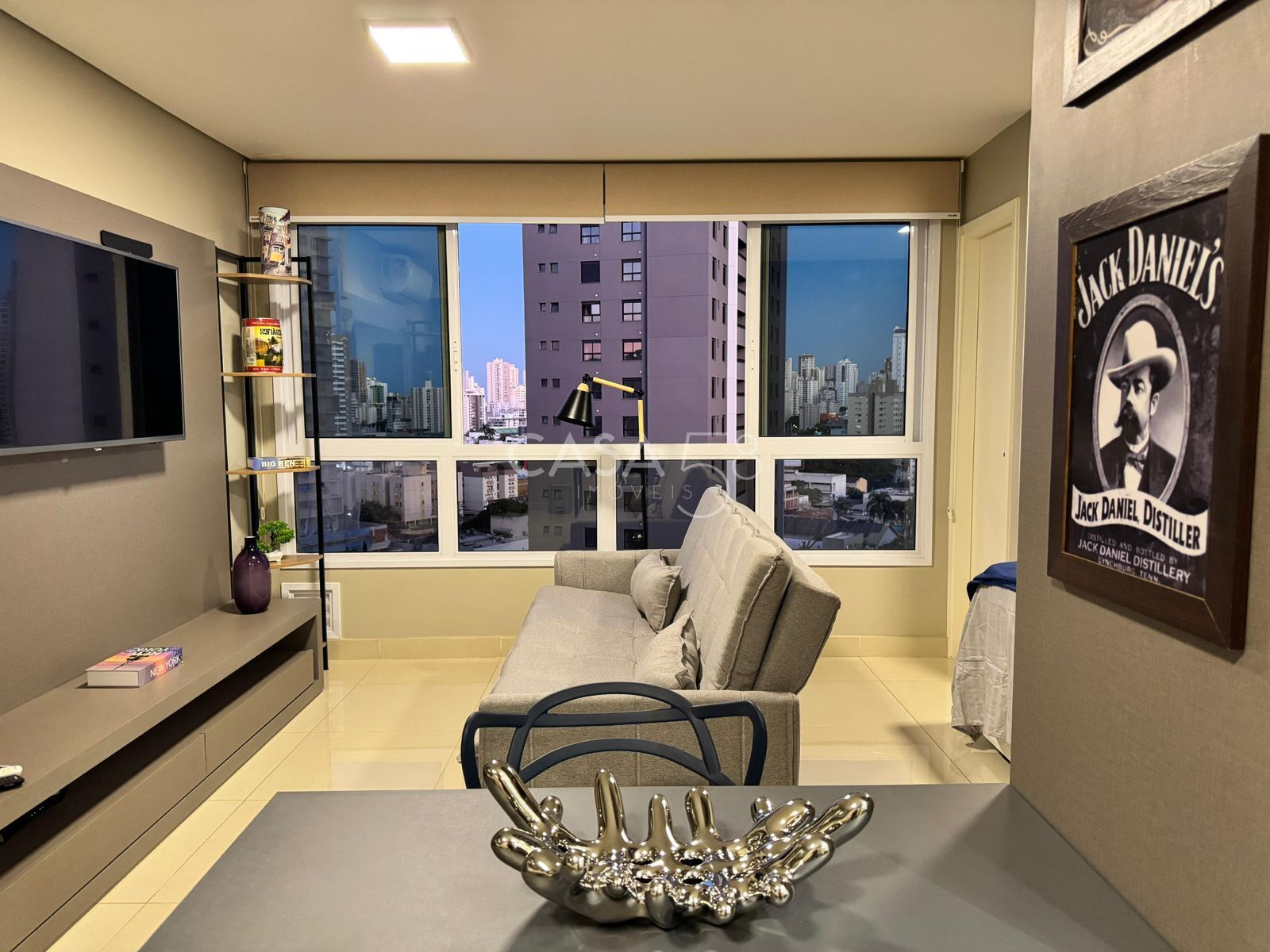 Flat 100% mobiliado no DNA SmartStyle (Setor Bueno) - Andar Alto - Nascente