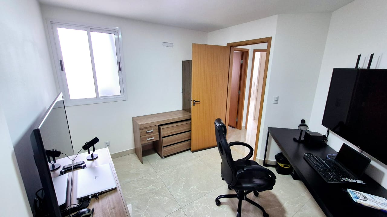 Apto mobiliado à venda no Applause New Home / 3 suítes / 1 vaga / Setor Coimbra
