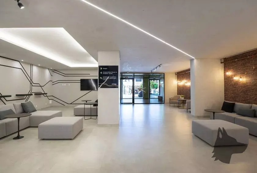 Apartamento Setor Bueno a venda / 2 quartos / lavabo / 2 vagas / predio novo / mobiliado
