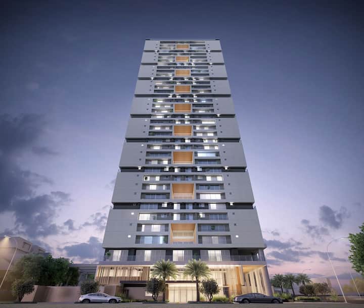 APARTAMENTO A VENDA 2 QUARTOS COM LAVABO / MOBILIADO / ANDAR ALTO / 2 VAGAS / PROXIMO A PRAÇA TAMANDARE