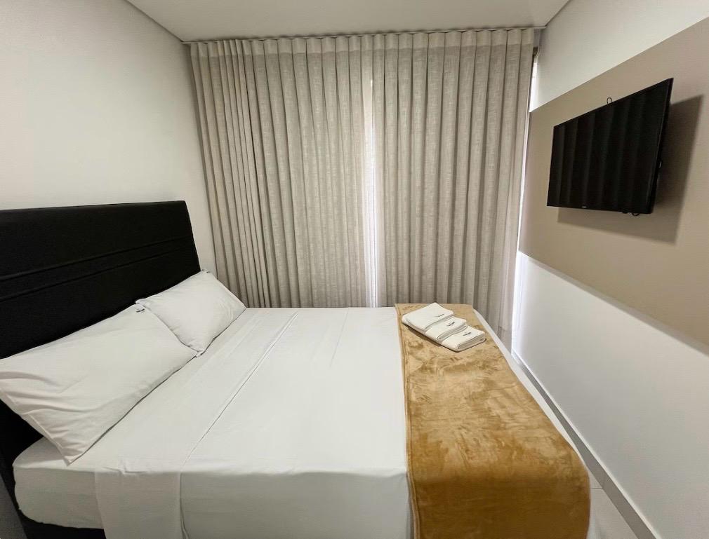 Flat a venda ou aluguel no Jardim Goias / mobiliado e decorado / piscina no rooftop / proximo ao Flamboyant Shopping