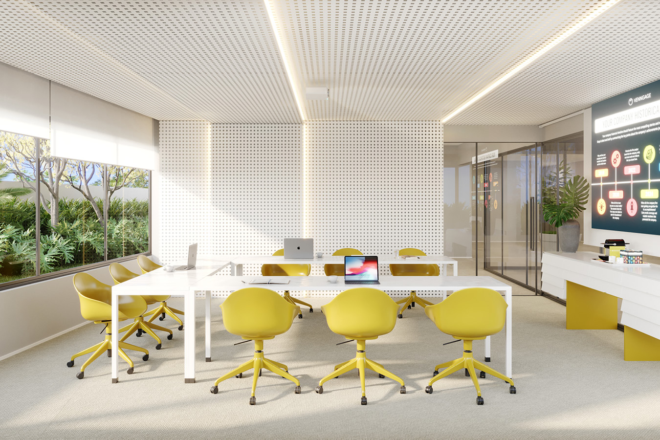 Sala a venda na Av 136, Geo Work da Opus. 46 m. Planta flexível para escritórios ou consultórios, banheiro privativo, 1 vaga